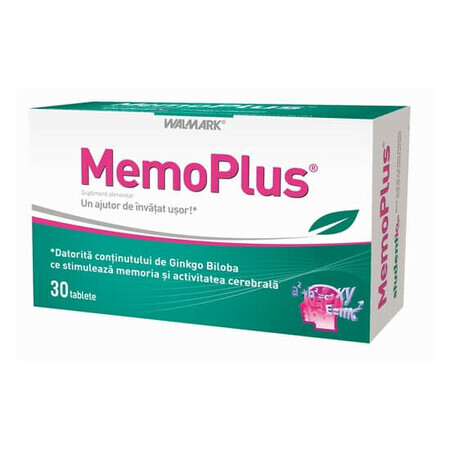 Memo Plus, 30 tablets, Walmark