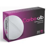 Carbo Alb cărbune alb 200 mg, 20 comprimate, Esvida Pharma