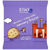 Mini biscuiți naturali cu păstârnac și semințe de mac Bio organici, 20 g, Ella s Kitchen