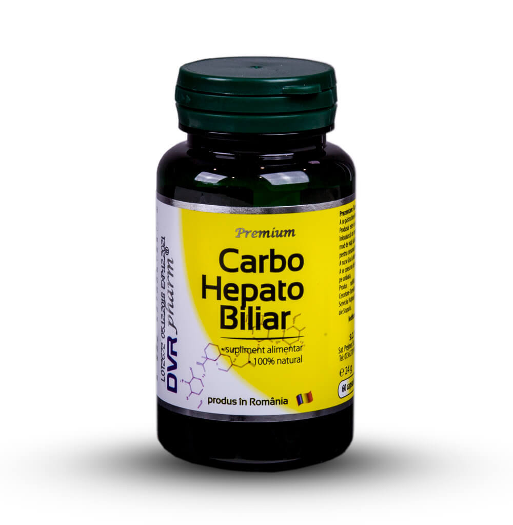 Carbo Hepato Biliar, 60 capsule, Dvr Pharm