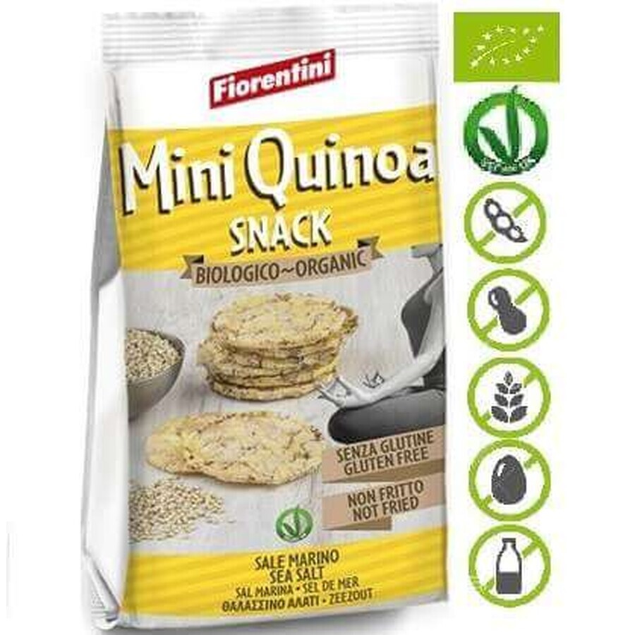 Mini Snacks Organice din quinoa, 50g, Fiorentini