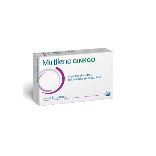 Mirtilene Ginkgo, 30 tablete, Sifi Vitamine si suplimente