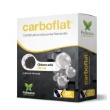 Cărbune activ Carboflat 250 mg, 20 capsule, Polisano