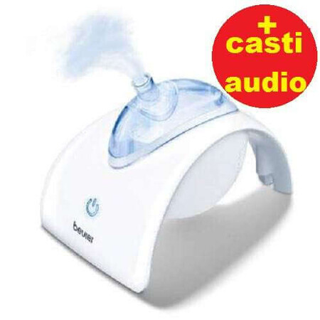 Nebulizator cu ultrasunete IH40 și căști audio, Beurer