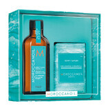 Ofertă  Pachet, Kit Home&Away, Tratament pentru par 100ml și Săpun 200g, Moroccanoil