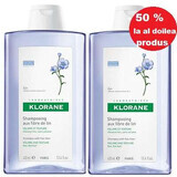 Ofertă Pachet Șampon cu Fibră de In, 1+1, Klorane