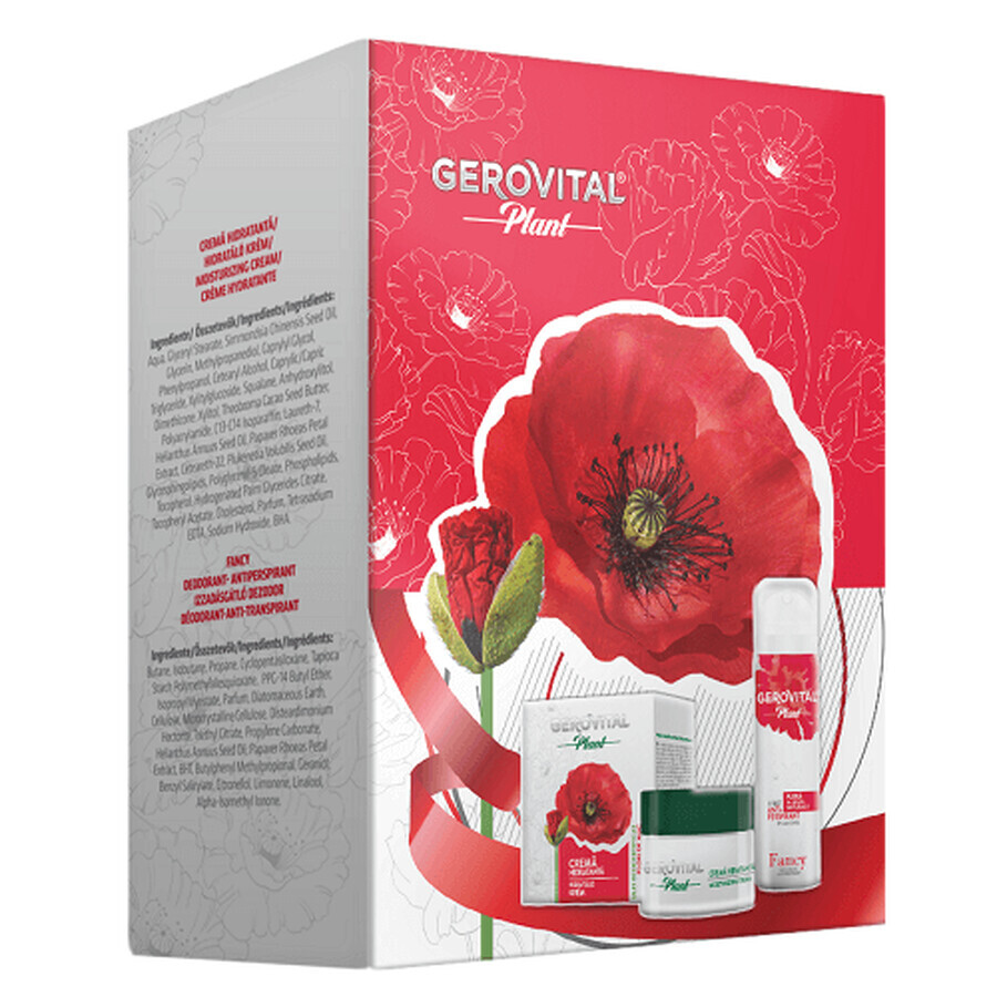 Oferta Pachet Cremă hidratantă și Deodorant Gerovitral H3, Farmec