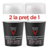 Ofertă Pachet Deodorant roll-on extra strong pentru bărbați 72H, 2 x 50 ml, Vichy