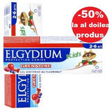 Ofertă Pachet Pastă de dinți gel cu rodie pentru copii, 2-6 ani, 50ml, Elgydium
