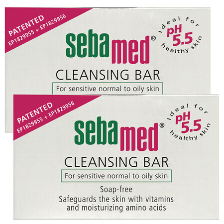 Oferta Pachet Săpun dermatologic piele sensibilă, 2x150 g, Sebamed