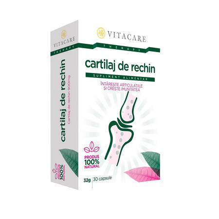 Cartilaj de Rechin, 30 capsule, Vitacare