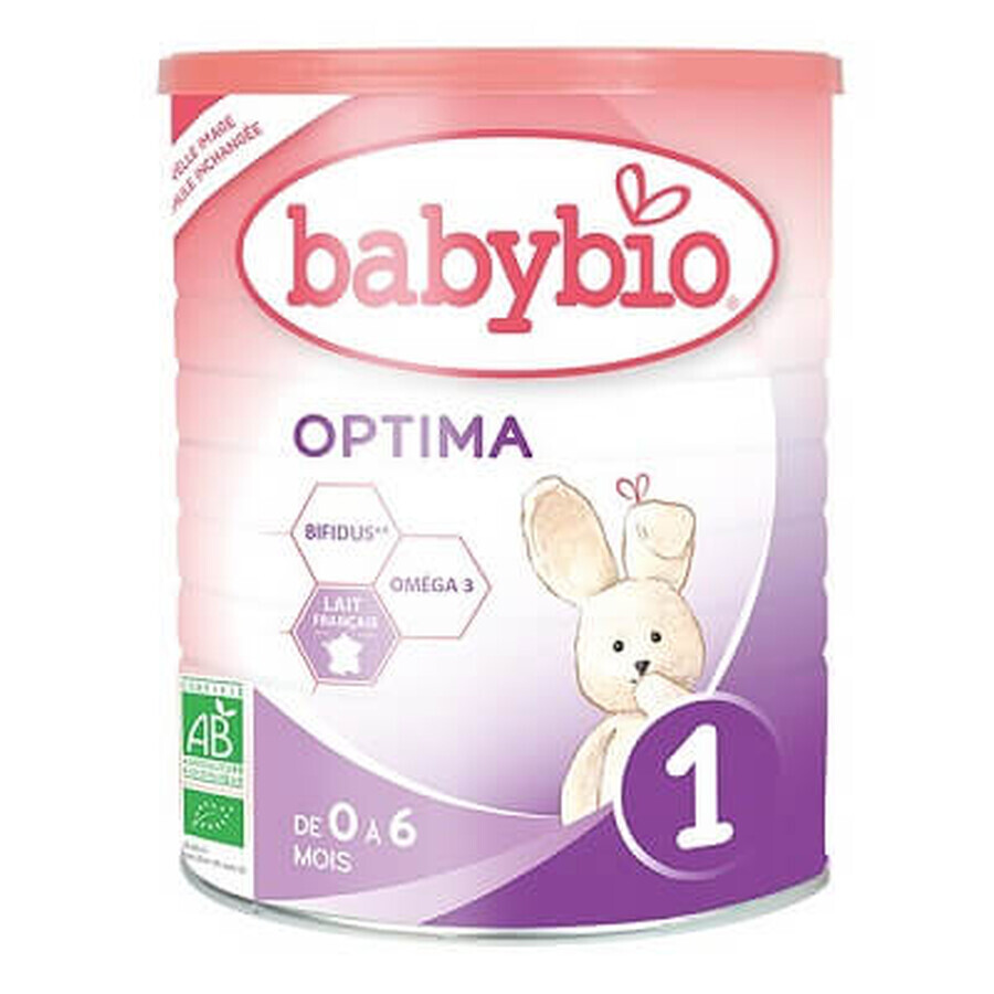 Optima 1 formulă de lapte, 0-6 luni, 400g, BabyBio