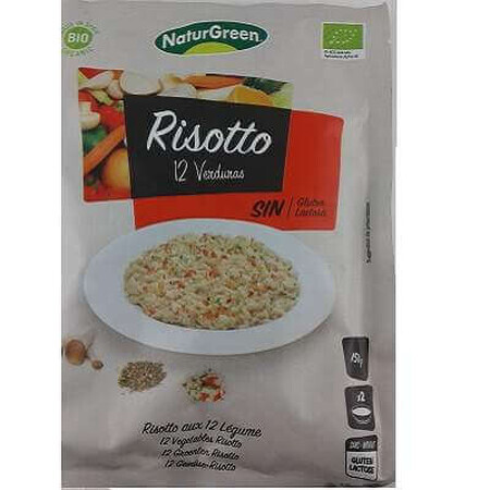 Orez risotto cu 12 vegetale, 150 gr, NaturGreen