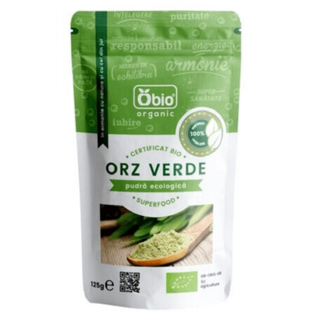 Orz verde, Pulbere Ecologica, 125g, Obio