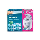 Pachet 4 Rezerve, Sangenic + Coș cadou, Hygiene Plus , Tomme Tippee