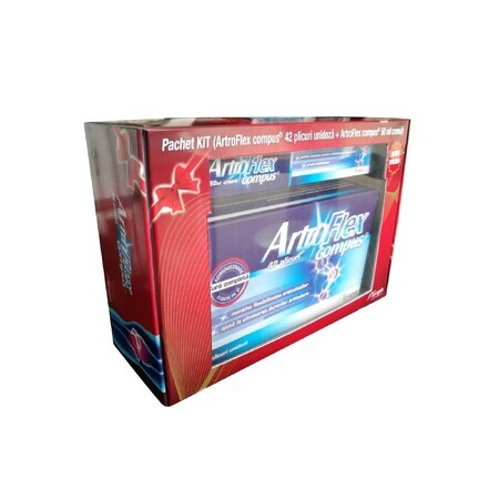 Pachet ArtroFlex compus, 42 plicuri + ArtroFlex compus crema, 50 ml, Terapia