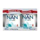 Pachet Formulă de lapte Premium Nan 4 Optipro, 2x 800 gr, Nestl&#233;