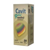 Cavit 9 plus vanilie, 20 tablete, Biofarm