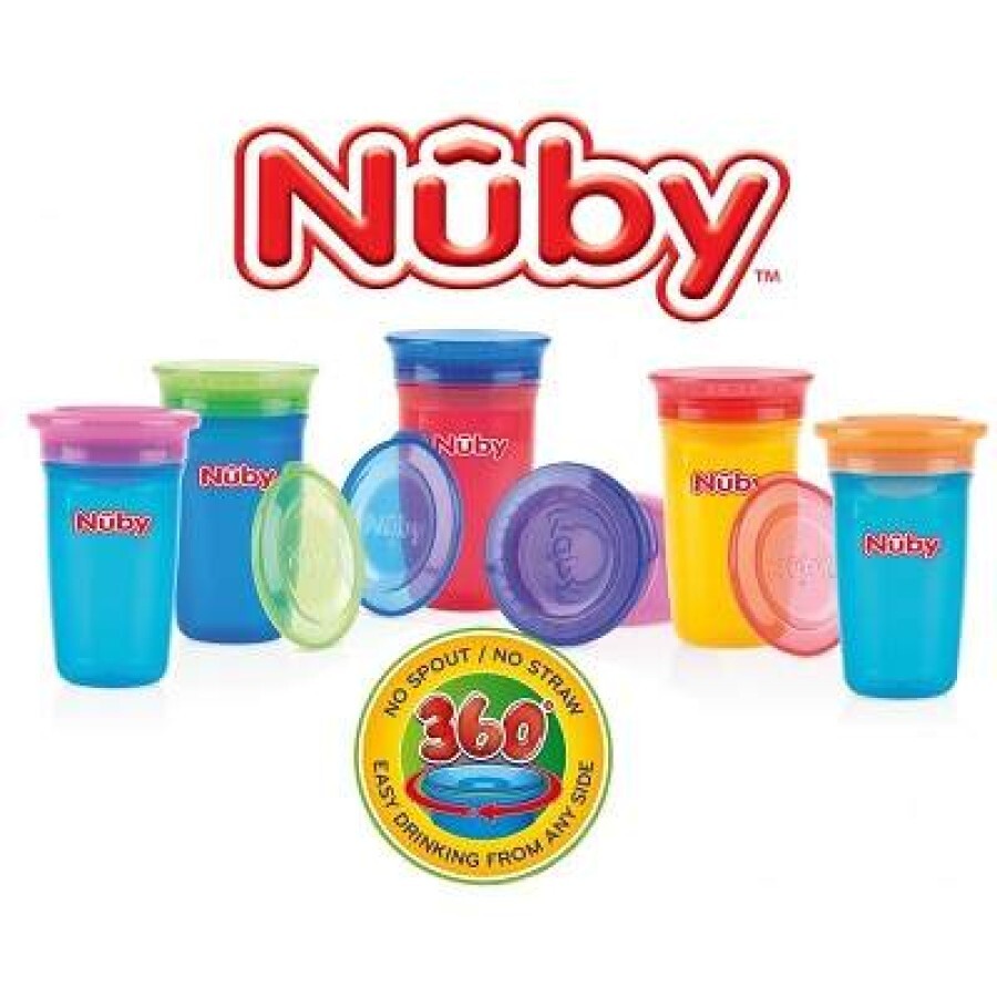 Pahar stop picatura, 300ml, 6L+, 10414, Nuby