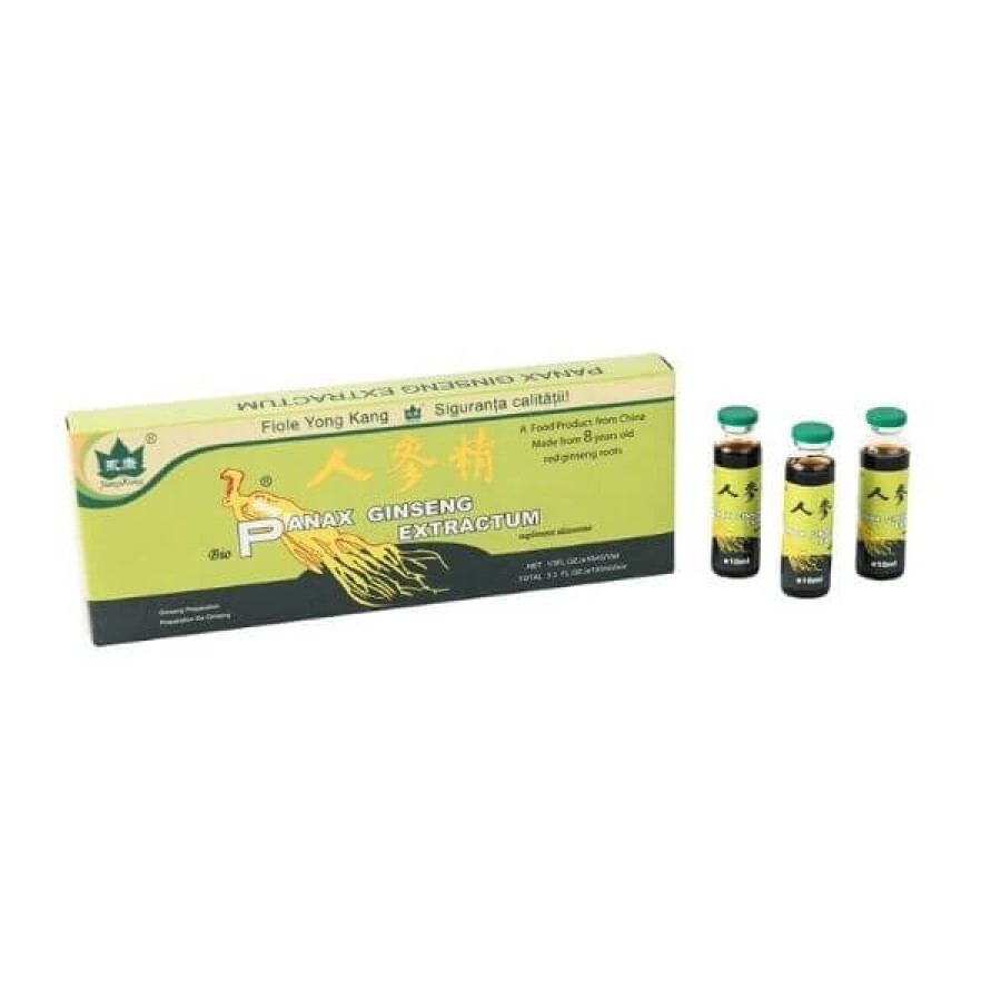 Panax Ginseng Extractum, 10 fiole x 10 ml, Sanye Intercom