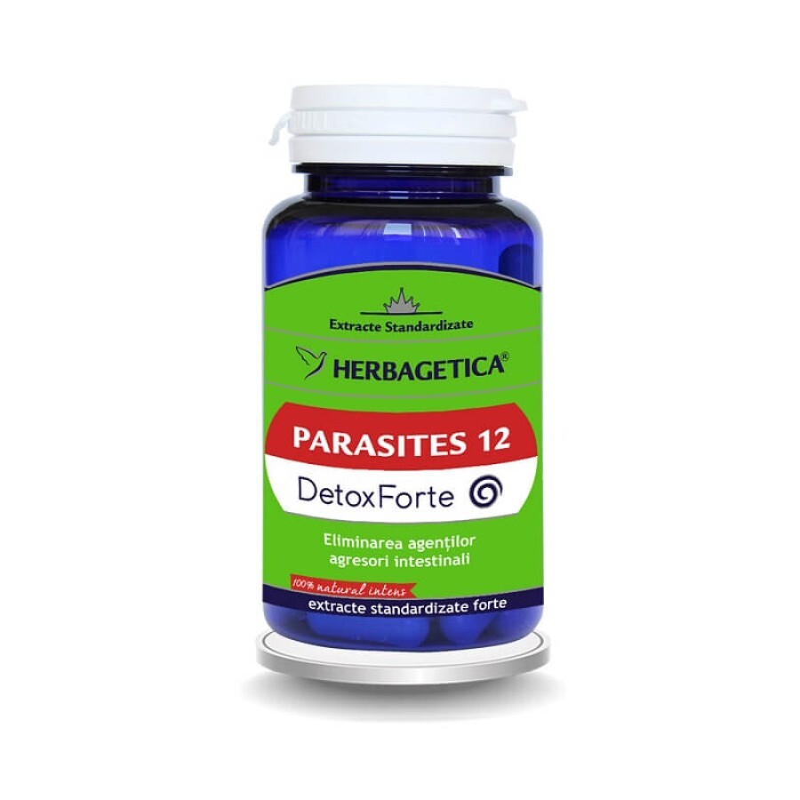 Parasites 12 Detox Forte, 60 capsule, Herbagetica recenzii