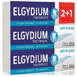 Pastă de dinți antiplacă 2+1, Elgydium