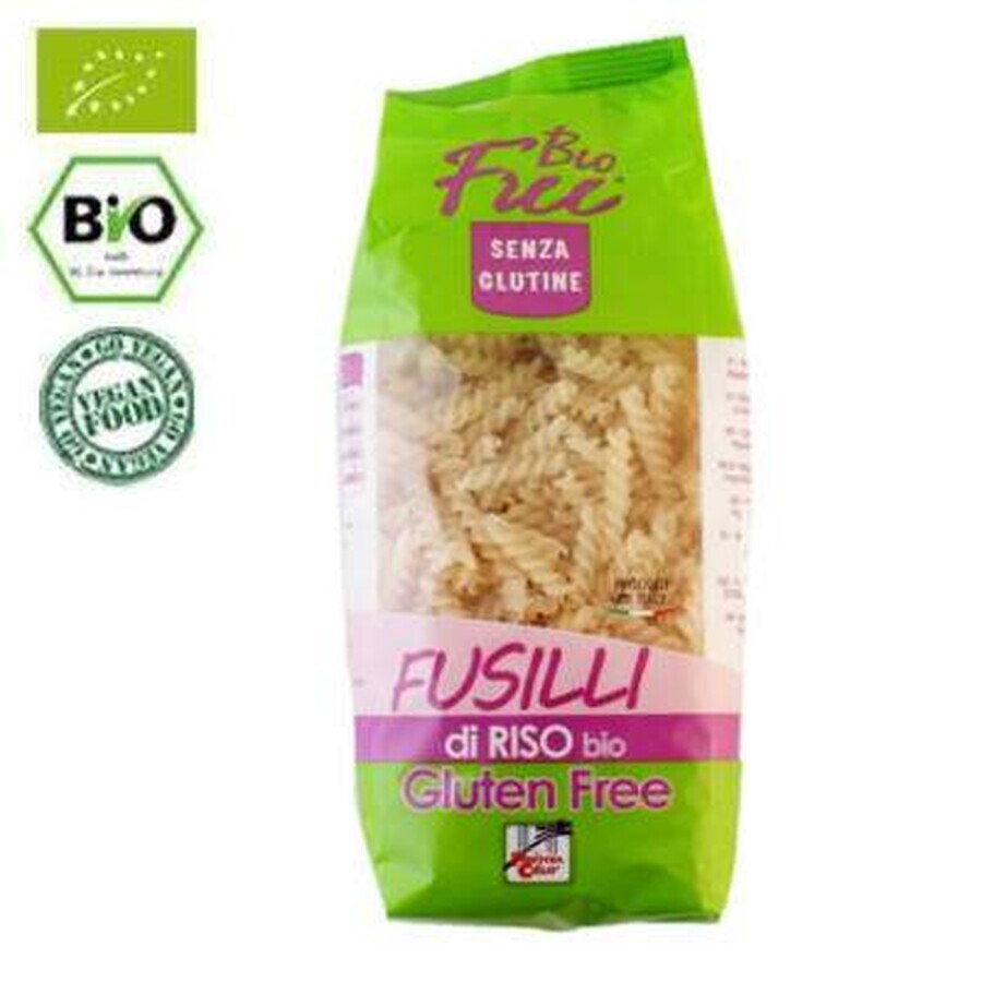 Paste Bio Fusilli din orez fara gluten, 500 g, La Finestra Sul Cielo