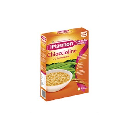 Paste Chioccioline in forma de melcisori, +6 luni, 340 gr, Plasmon