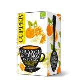 Ceai Bio de portocala si lamaie Cupper, 50g, Allos Hof