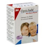 Plasture ocular pentru terapia ocluzivă, Opticlude, 5.7x8.2 cm, 20 bucăți, 3M