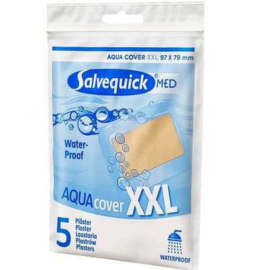 Plasturi Maxi Aqua Cover XXL, 5buc, Salvequick