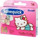 Plasturi pentru copii Hello Kitty, 14buc, Salvequick