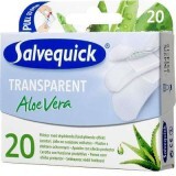 Plasturi transparenți cu Aloe Vera, 20buc, Salvequick