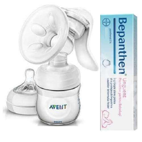 Pompa de san manuala SCF330/20 si Bepanthen 5%, Philips Avent