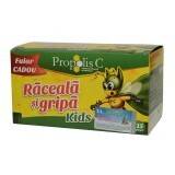 Propolis C Raceala si gripa Kids, 15 plicuri, Fiterman Pharma