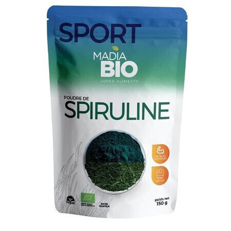 Pulbere de Spirulina, 150 gr, Madia Bio