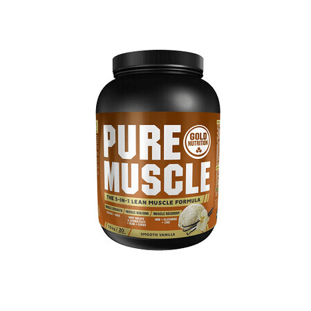 Pure Muscle Vanilie, 1,5 kg, Gold Nutrition