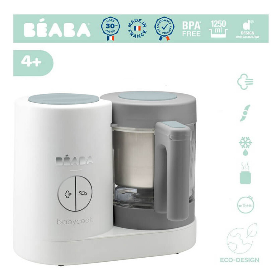 Robot Babycook, Neo Blanco Gris, B912773, Beaba