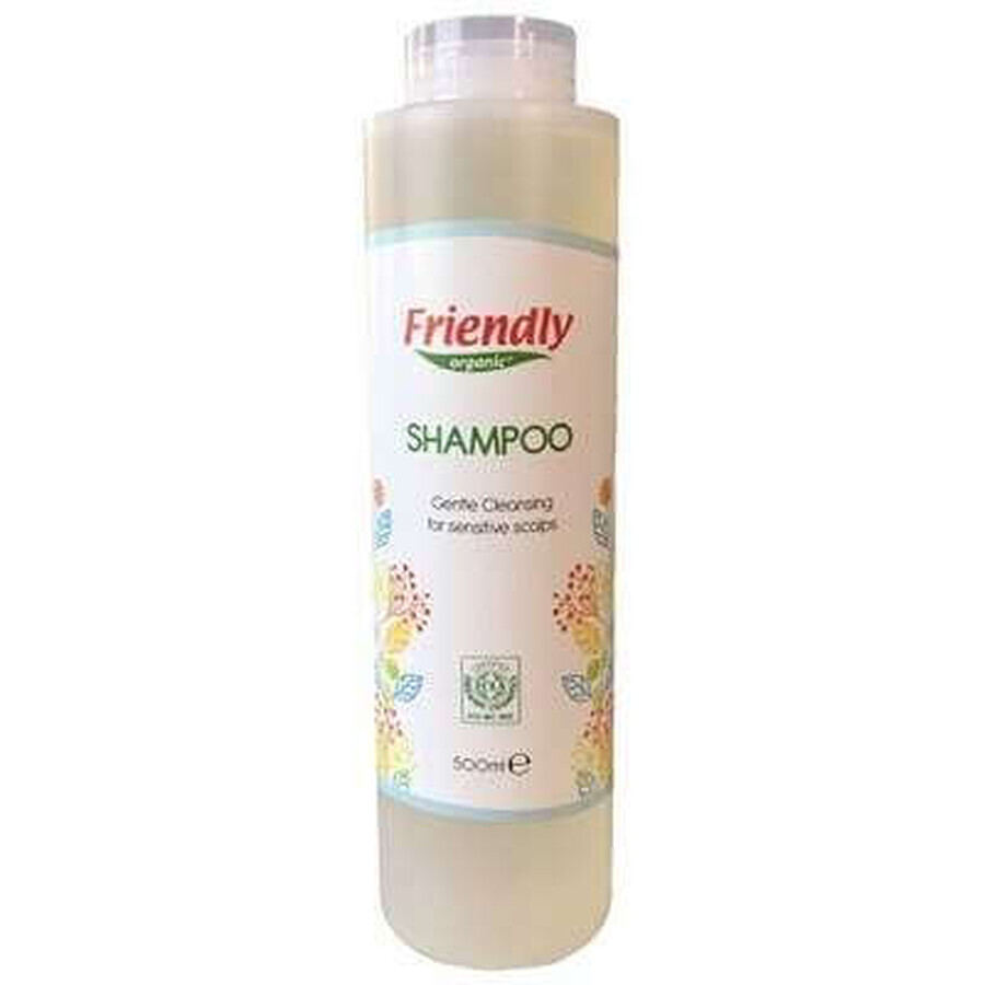 Sampon cu ovaz organic pentru adulti, 500 ml, Friendly Organic