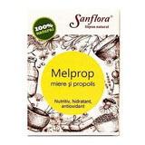 Săpun natural cu miere și propolis Melprop, 100 g, Sanflora