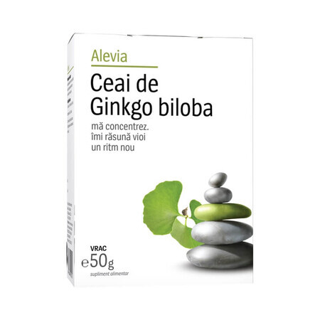 Ceai de Ginkgo biloba, 50 g, Alevia