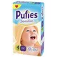 Scutece nr.4 Pufies Baby Sensitive Maxi, 7-14 kg, 74buc, Ficosota Sintez
