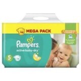 Scutece Nr.5 Active Baby Dry, 11-18 Kg, 110 buc, Pampers