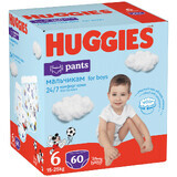 Scutece Pants Soft Comfort Boy Nr. 6, 15-25 kg, 60 bucăți, Huggies