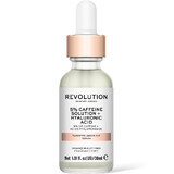 Ser pentru zona ochilor cu 5% Cafeină și Acid Hialuronic, 30 ml, Revolution Skincare