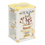 Ceai de mușețel cu aromă de măr (30110), 20 plicuri, Tealia