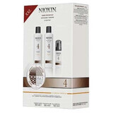 Set Șampon 300 ml, Revitalizator pentru scalp 300 ml și Tratament pentru scalp 100 ml, SYS4, Nioxin