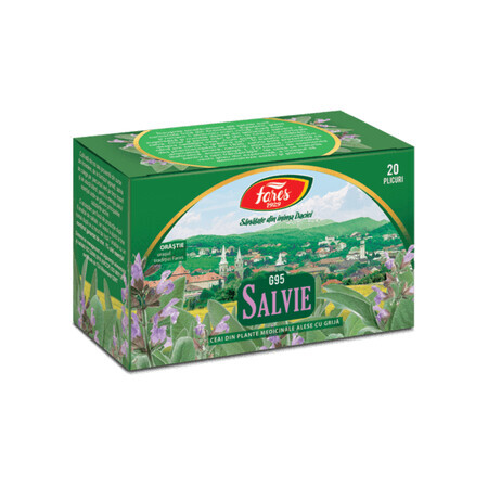 Ceai de Salvie, 20 plicuri, Fares