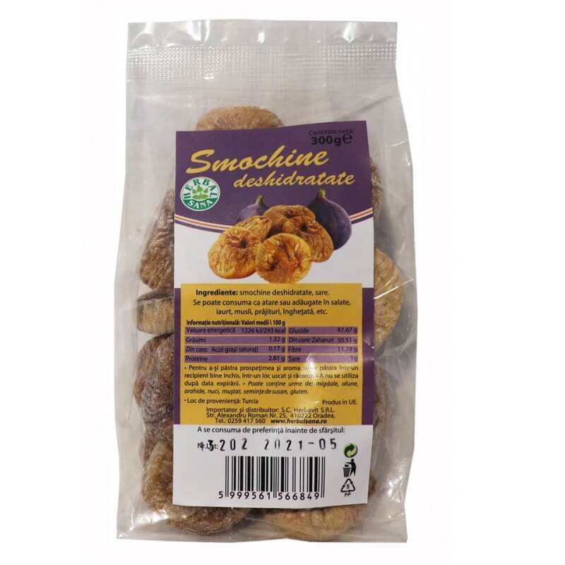 Smochine deshidratate, 300 gr, Herbal Sana