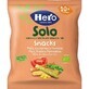 Snack Bio din porumb cu mazare si rosii Solo, +10 luni, 15 gr, Hero Baby